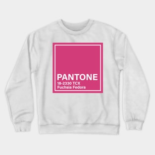 pantone 18-2330 TCX Fuchsia Fedora Crewneck Sweatshirt